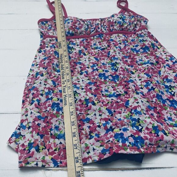 Catalina Women's Floral Swimdress Swimsuit Size 1X (16W) - Picture 10 of 13